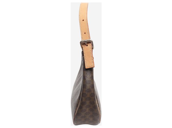 Céline Braune vintage Macadam Schultertasche - Ansicht 2