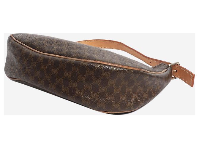 Céline Braune vintage Macadam Schultertasche - Ansicht 4
