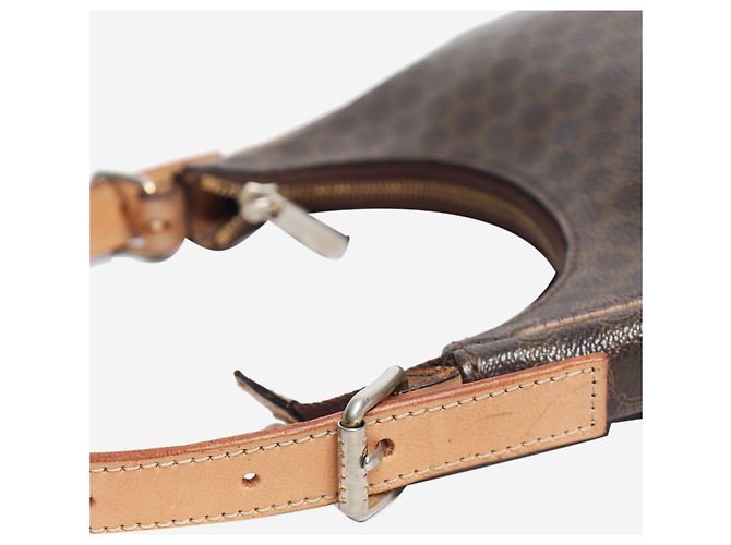 Céline Braune vintage Macadam Schultertasche - Ansicht 5