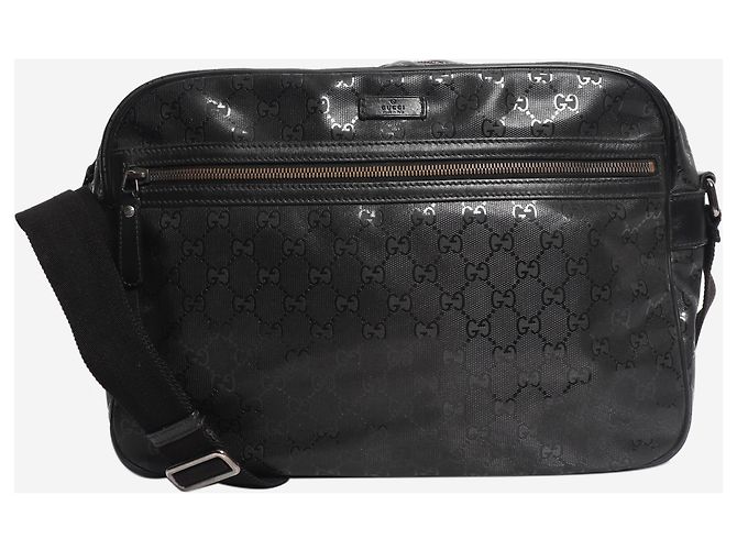 Gucci Borsa a tracolla GG nera Nero - vista 4