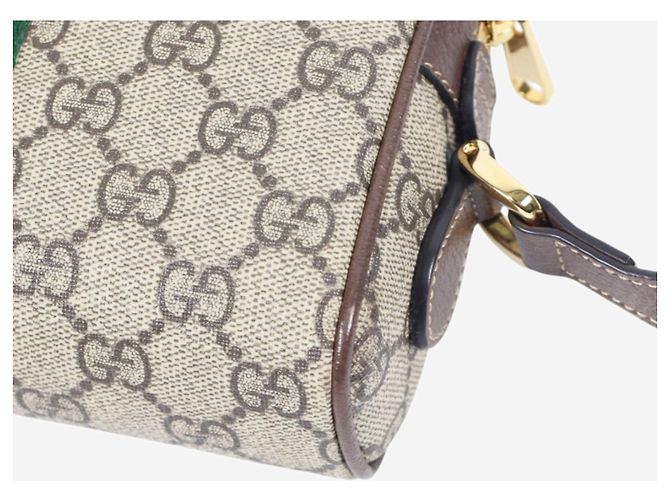 Gucci Mini borsa a tracolla GG Ophidia marrone - vista 9