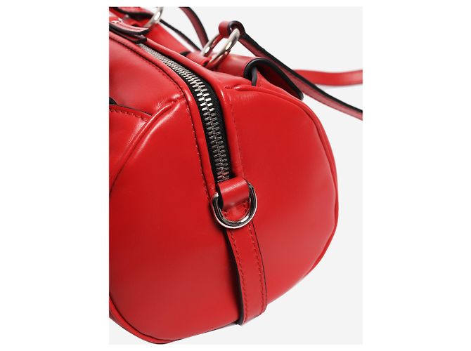 Miu Miu Borsa a tracolla Boston rossa Rosso - vista 5
