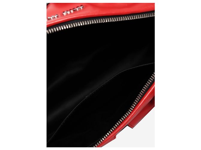 Miu Miu Borsa a tracolla Boston rossa Rosso - vista 8
