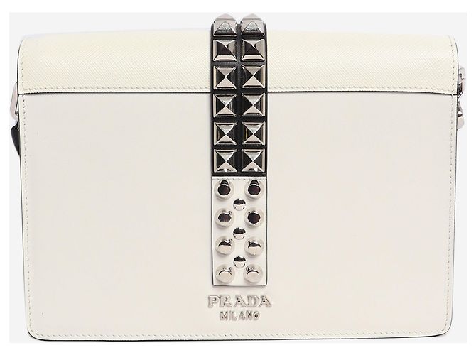 Prada Bolso de piel Elektra blanco - vista 4