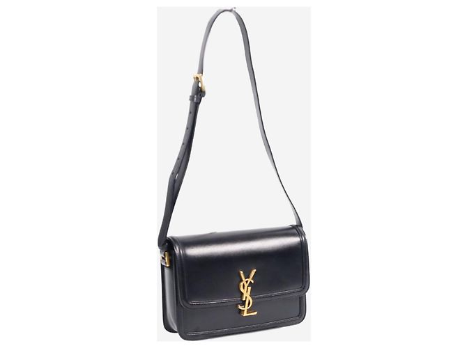 Saint Laurent Borsa a tracolla media in pelle Solferino nera Nero - vista 3