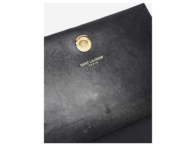 Saint Laurent Mini borsa a tracolla Kate nera Nero - vista 10
