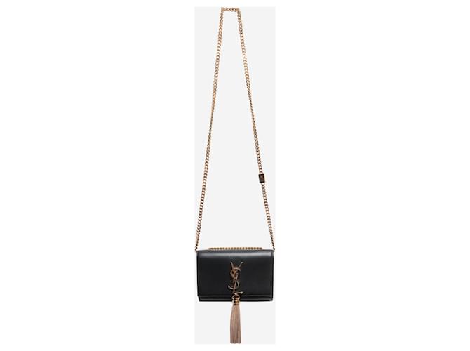 Saint Laurent Mini borsa a tracolla Kate nera Nero - vista 2