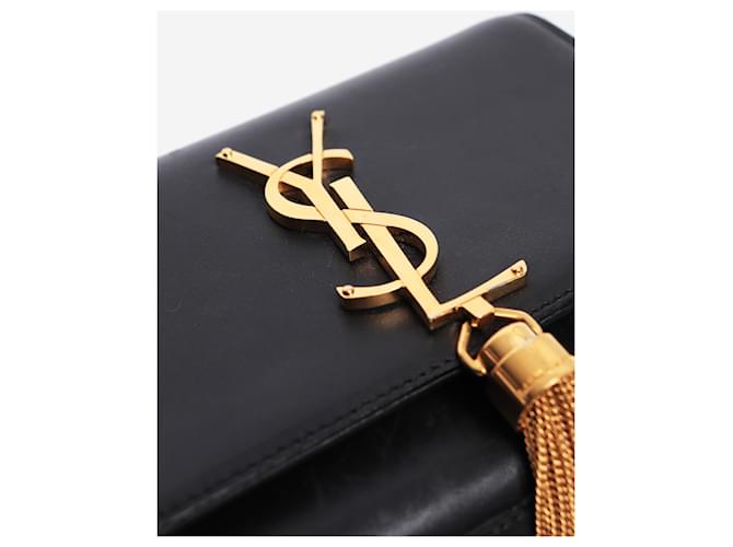 Saint Laurent Mini borsa a tracolla Kate nera Nero - vista 7