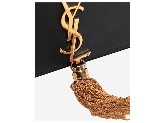 Saint Laurent Mini borsa a tracolla Kate nera Nero - vista 9