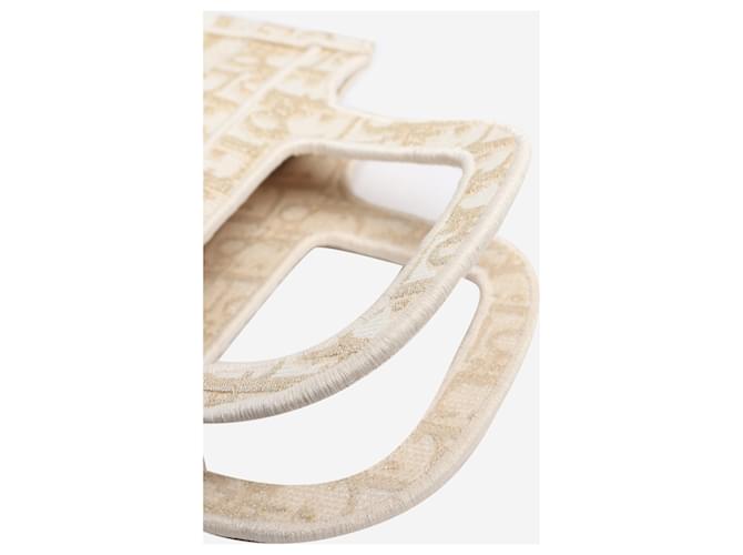 Dior Mini Book Tote creme Roh - Ansicht 6