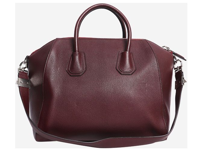 Givenchy Borsa 2way Antigona in pelle Oxblood Bordò - vista 2