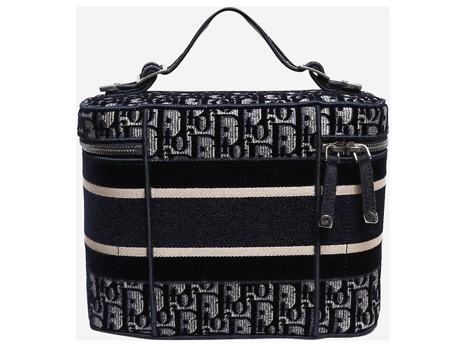 Dior Borsa vanity Oblique blu 2020 - vista 2
