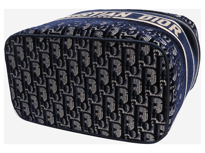 Dior Borsa vanity Oblique blu 2020 - vista 4