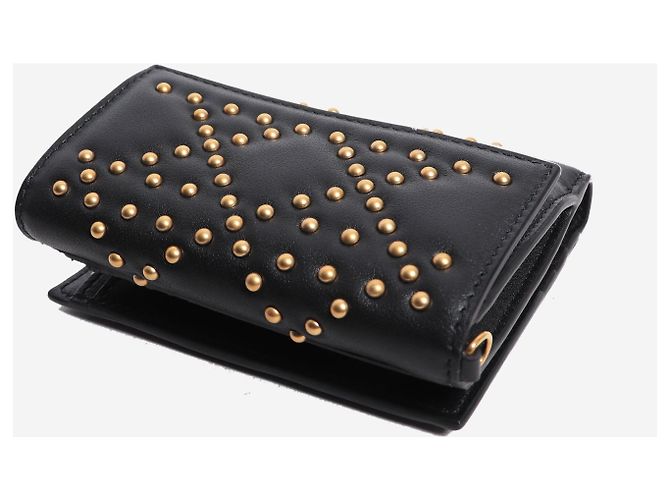 Black Lady Dior studded wallet - view 4