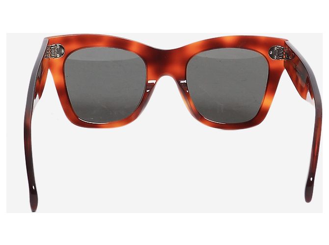 Céline Gafas de sol Wayfarer carey marrón Castaño - vista 4