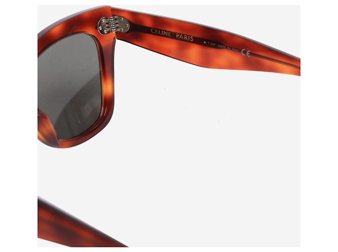 Céline Gafas de sol Wayfarer carey marrón Castaño - vista 5