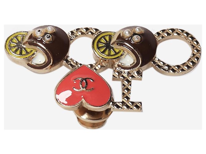 Chanel Spilla motif Gold I Love Coco D'oro - vista 2