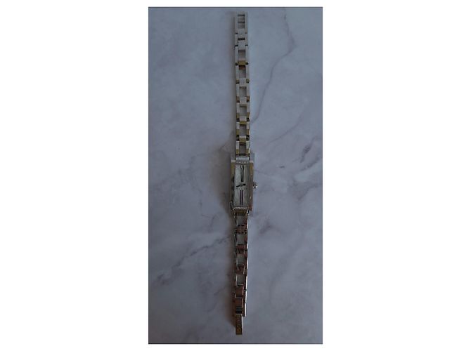 Reloj Gucci de acero inoxidable con diamantes Plata Blanco - vista 10