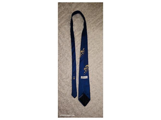 Medusa Versace Silk Tie Blue - view 8