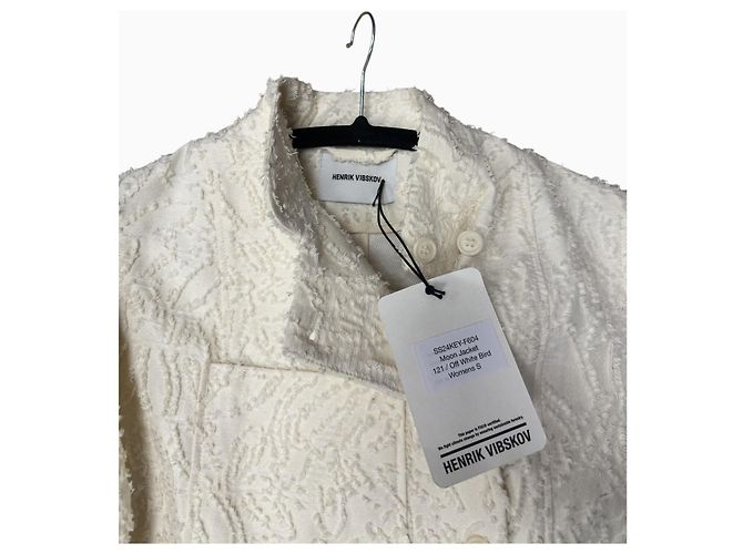 Henrik Vibskov Moon Jacke Weiß - Ansicht 5