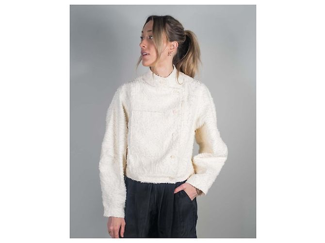 Henrik Vibskov Moon Jacke Weiß - Ansicht 6