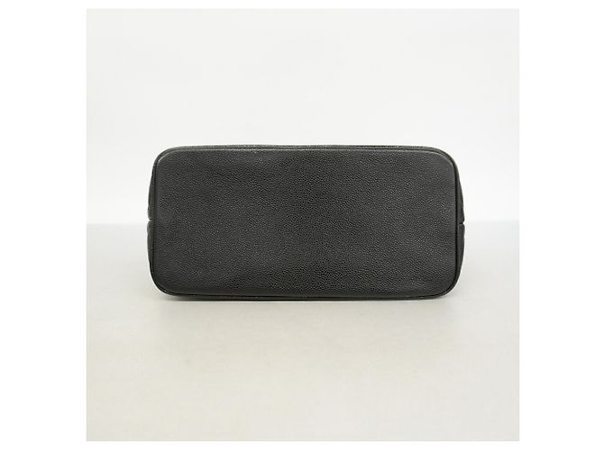 Borsa Tote Chanel in pelle di vitello martellata nera Nero - vista 3
