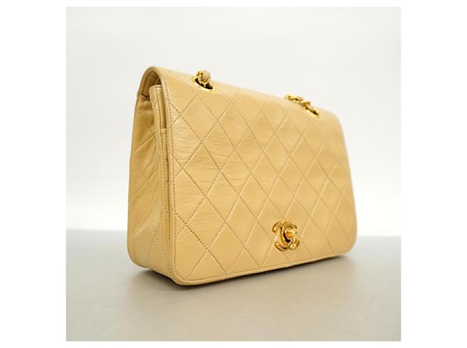 Timeless Borsa a tracolla Chanel Matelassé Beige - vista 2