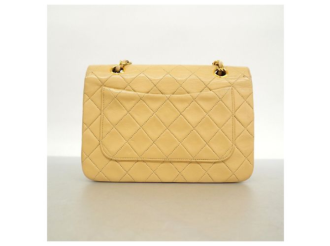 Timeless Borsa a tracolla Chanel Matelassé Beige - vista 9
