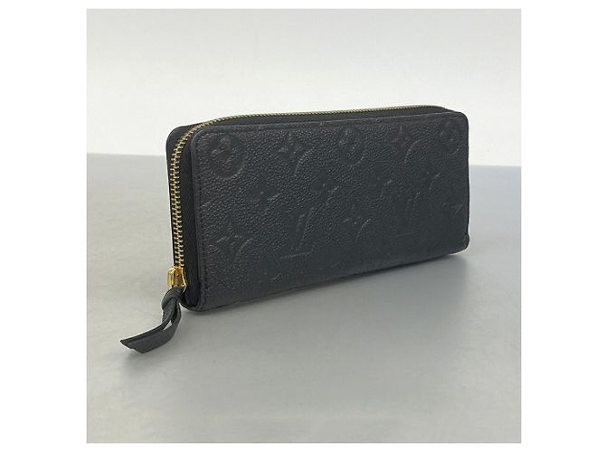 Louis Vuitton Monogram Empreinte Portefeuille Clemence Long Wallet Nero - vista 2