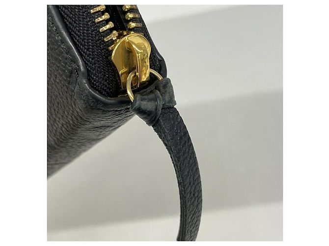 Louis Vuitton Monogram Empreinte Portefeuille Clemence Long Wallet Nero - vista 5