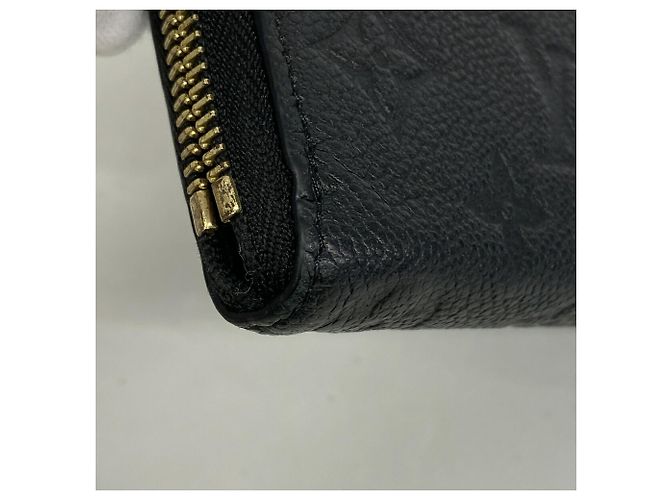 Louis Vuitton Monogram Empreinte Portefeuille Clemence Long Wallet Nero - vista 6