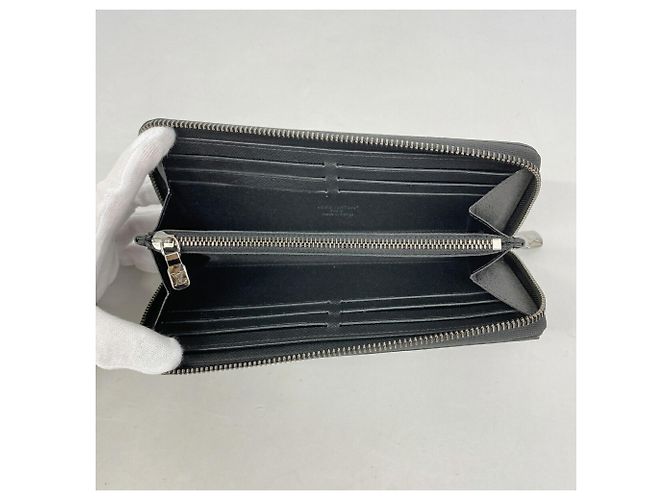 Louis Vuitton Monogram Eclipse Zippy Wallet Black - view 3
