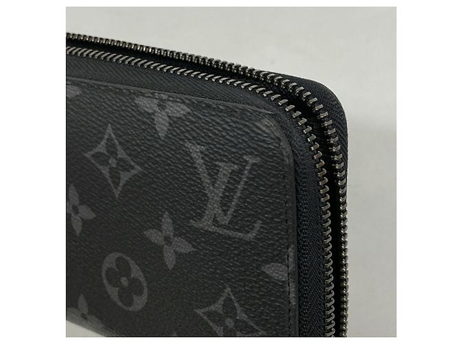Louis Vuitton Monogram Eclipse Zippy Wallet Black - view 5