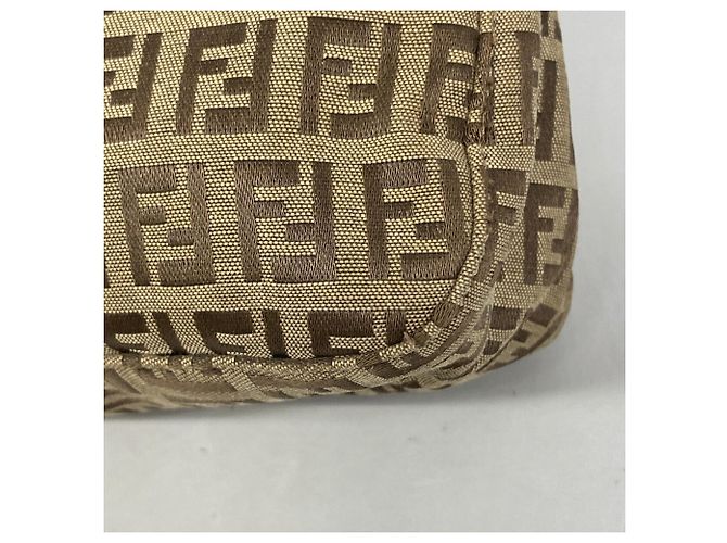 Borsa a tracolla Fendi Zucchino Marrone - vista 10