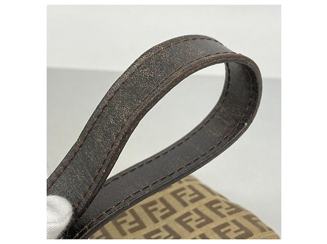 Borsa a tracolla Fendi Zucchino Marrone - vista 6