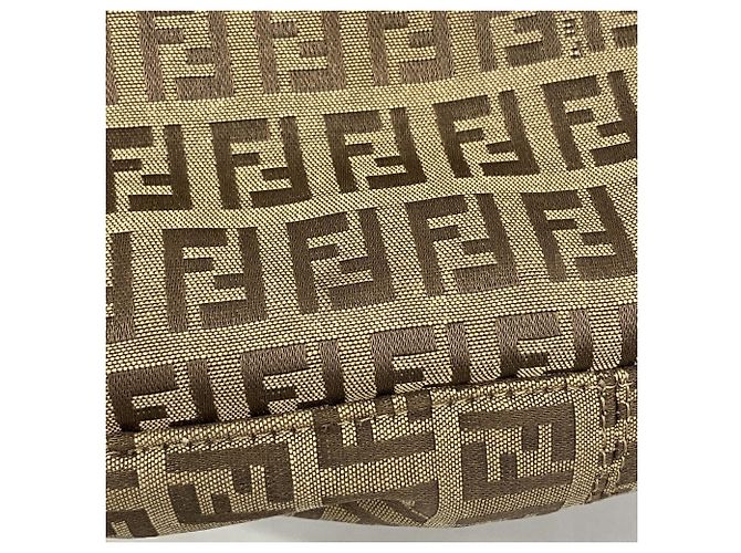 Borsa a tracolla Fendi Zucchino Marrone - vista 9