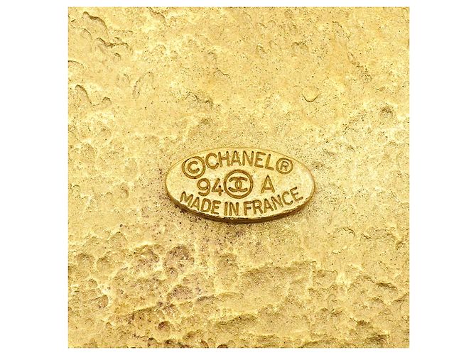 Spilla Chanel placcata oro D'oro - vista 4