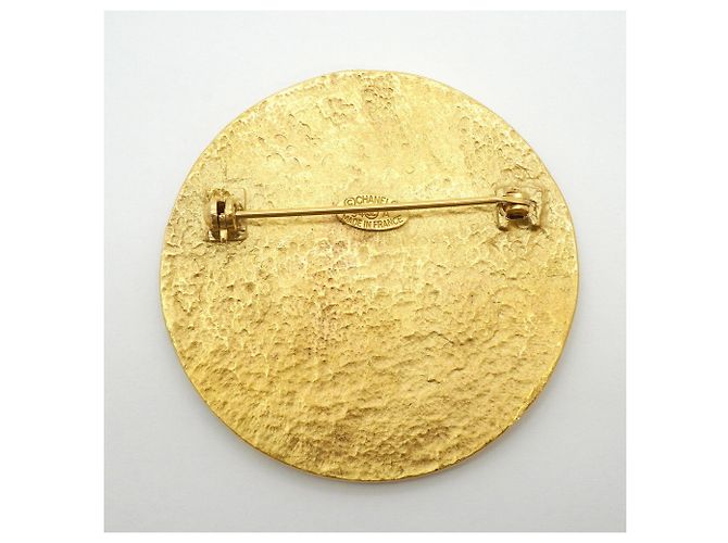 Spilla Chanel placcata oro D'oro - vista 5