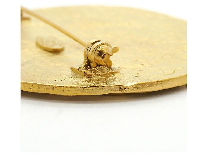 Spilla Chanel placcata oro D'oro - vista 7