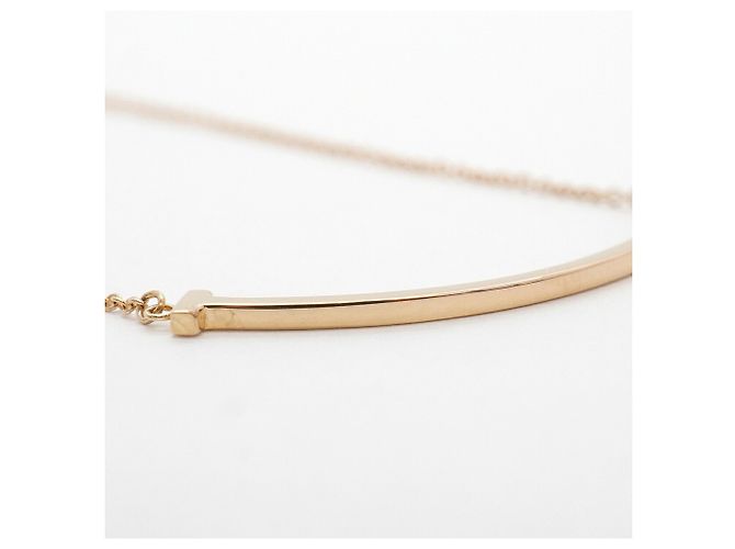 Collana Tiffany & Co. T Smile Small in oro rosa 18K - vista 9