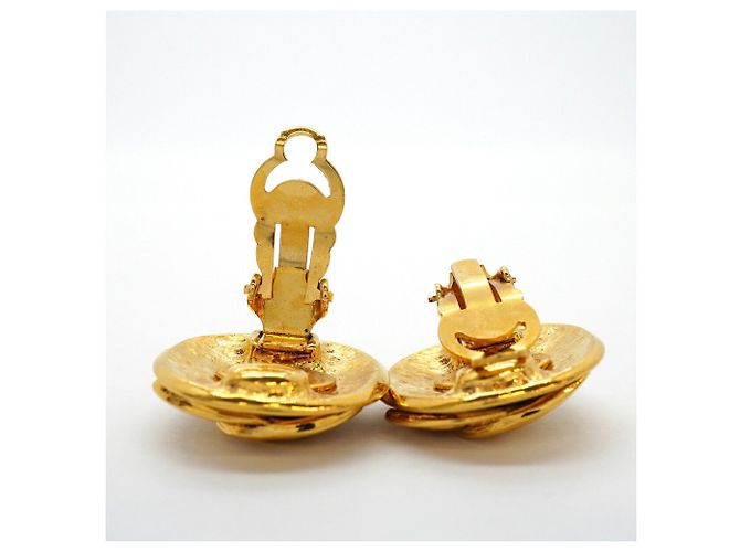 Orecchini a clip Chanel placcati oro D'oro - vista 3