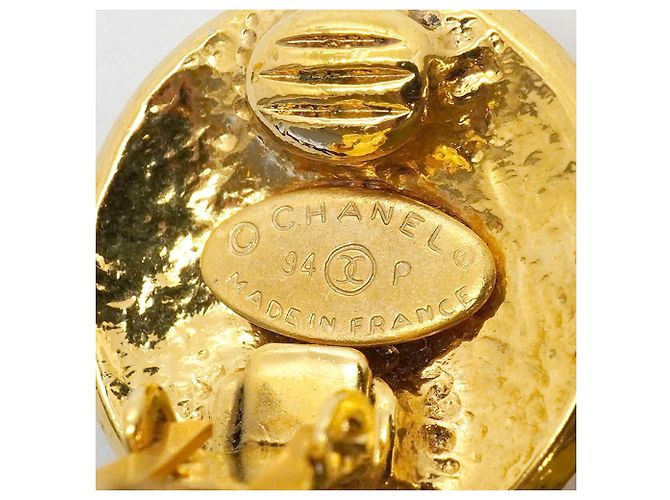 Orecchini a clip Chanel placcati oro D'oro - vista 4
