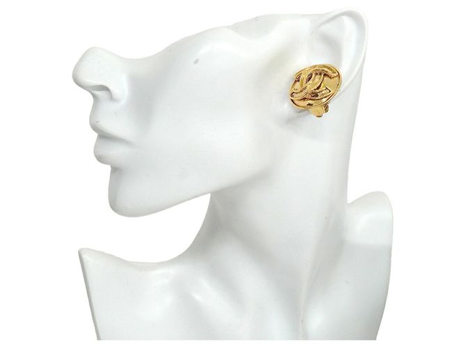 Orecchini a clip Chanel placcati oro D'oro - vista 5