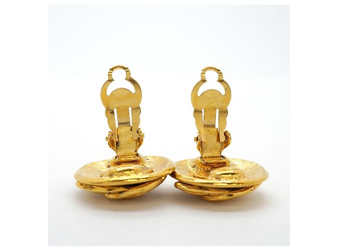 Orecchini a clip Chanel placcati oro D'oro - vista 8