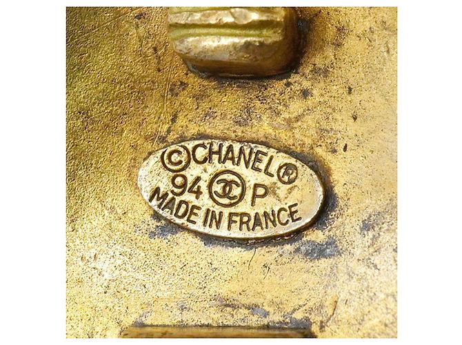 Orecchini a clip Chanel placcati in oro D'oro - vista 4