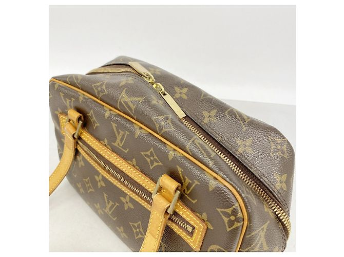 Borsa a tracolla Louis Vuitton Monogram Cite MM Marrone - vista 11