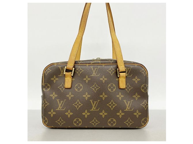 Borsa a tracolla Louis Vuitton Monogram Cite MM Marrone - vista 12