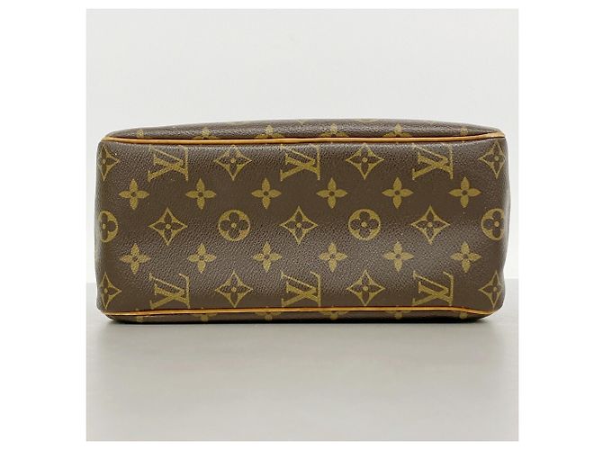 Borsa a tracolla Louis Vuitton Monogram Cite MM Marrone - vista 3