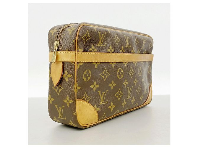 Borsa a Clutch Louis Vuitton Monogram Compiegne 28 Marrone - vista 2