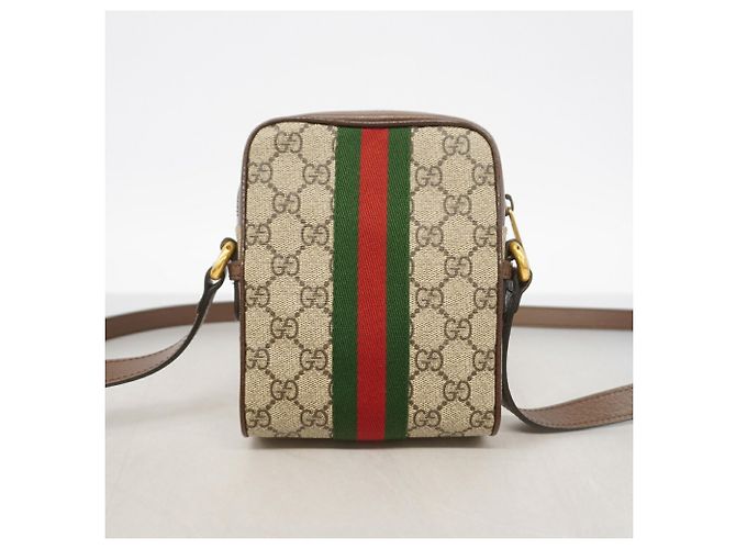 Borsa a tracolla Gucci Ophidia Marrone - vista 10
